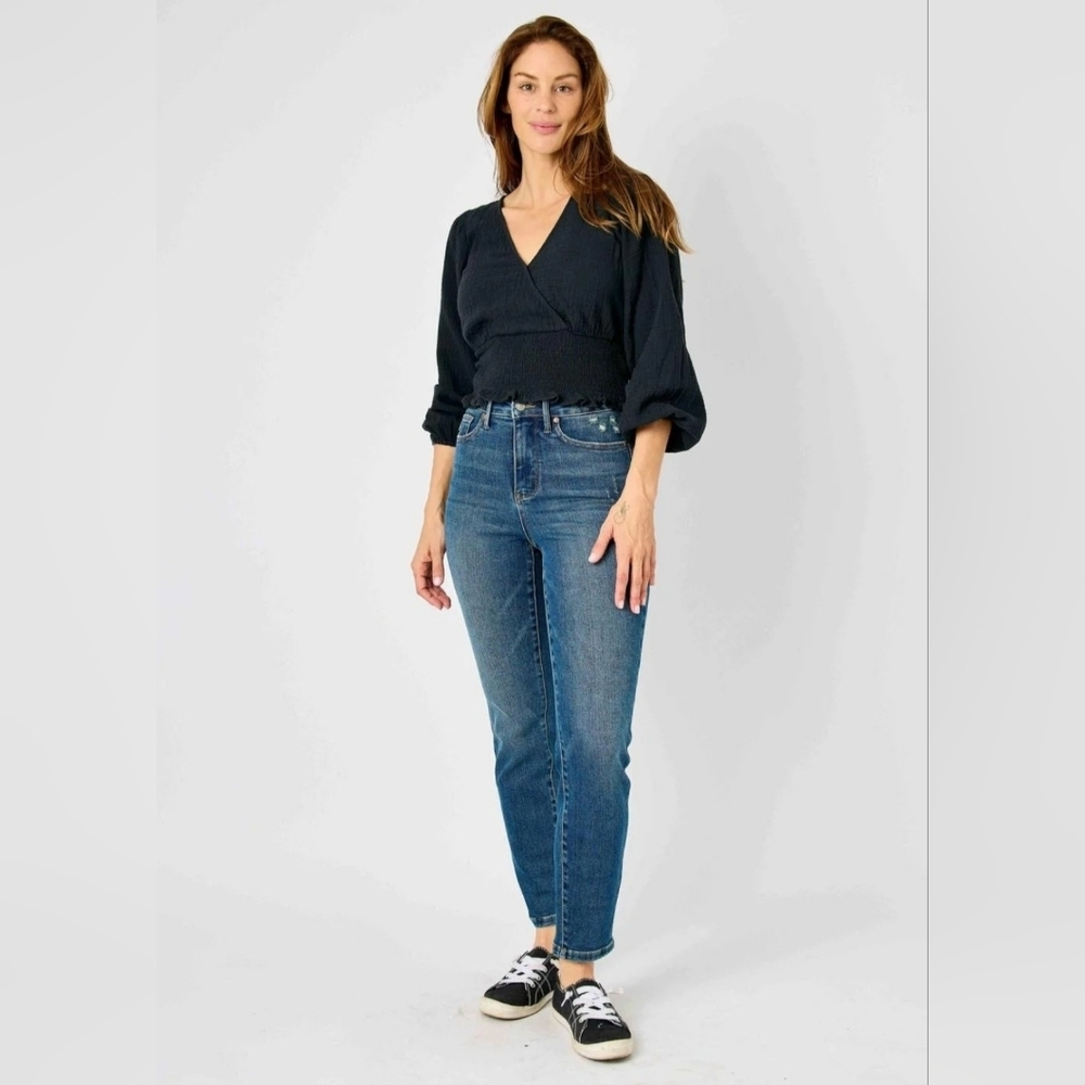 Judy Blue Women's Tummy Control Slim Fit Jeans Dark Wash Stretch Classic 9/29 - Picture 5 of 12